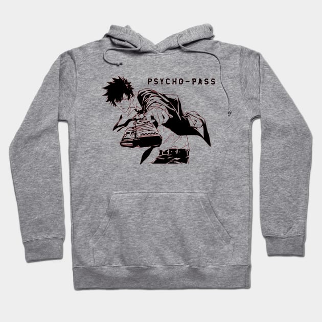 Shinya Kogami Psycho-Pass Hoodie by OtakuPapercraft